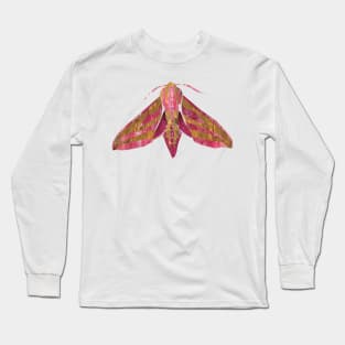 Elephant Hawk Moth Long Sleeve T-Shirt